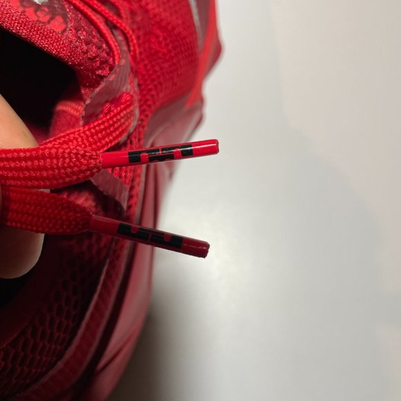 Size 10.5 - Nike LeBron 12 Low University Red 2015  Pre-Owned But Really Nice! - Picture 8 of 12